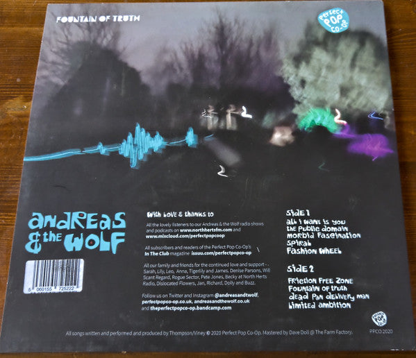 Andreas & The Wolf : Fountain Of Truth (LP, Album, Ltd, Gre)