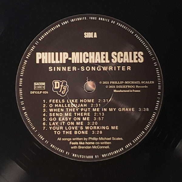 Phillip-Michael Scales : Sinner-Songwriter (LP, Album)