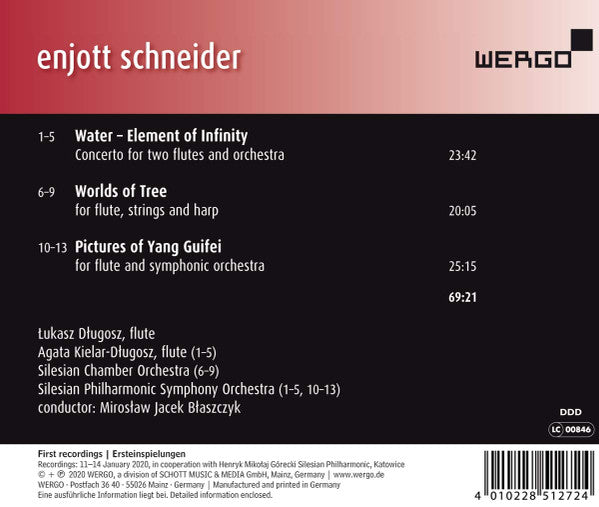 Enjott Schneider : Flute Stories (CD, Album)