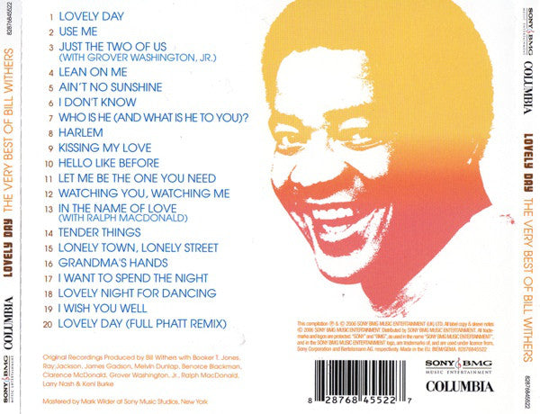 Bill Withers : Lovely Day: The Very Best Of Bill Withers (CD, Comp)