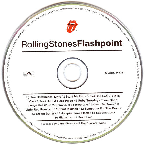 RollingStones* : Flashpoint (CD, Album, RE, RM)