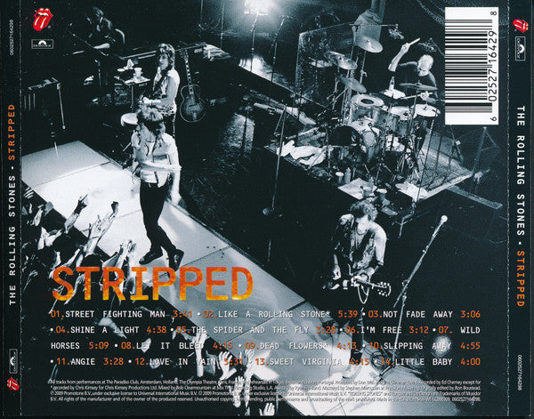 The Rolling Stones : Stripped (CD, Album, RM)