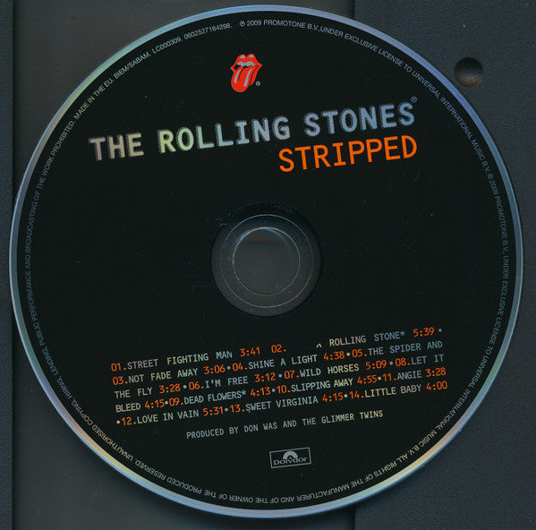 The Rolling Stones : Stripped (CD, Album, RM)