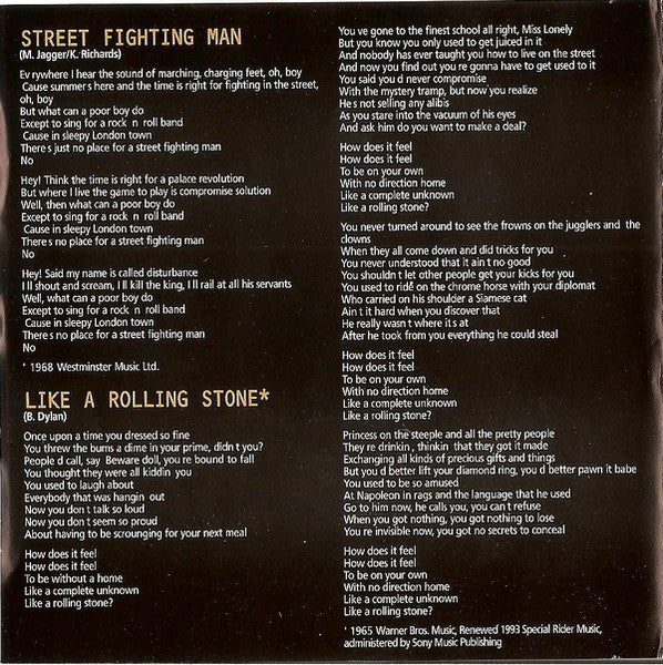 The Rolling Stones : Stripped (CD, Album, RM)