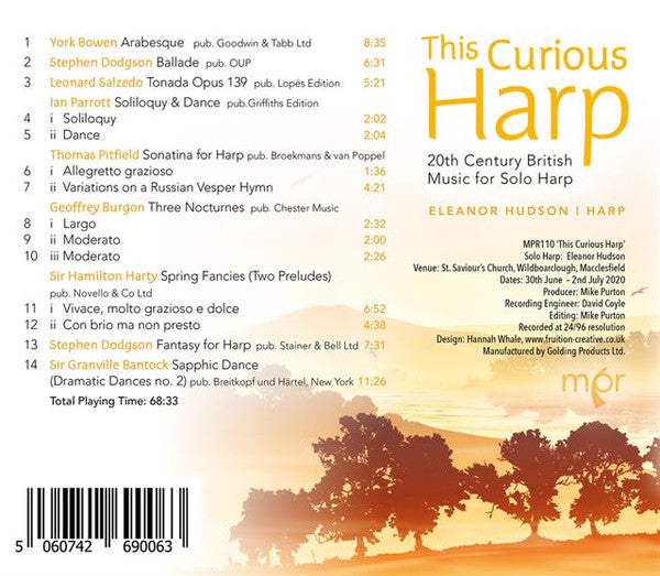 Eleanor Hudson : This Curious Harp (CD, Album)