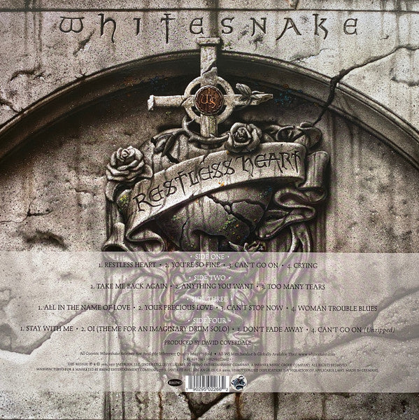 Whitesnake : Restless Heart (2xLP, Album, Ltd, Mixed, RE, RM, 180)