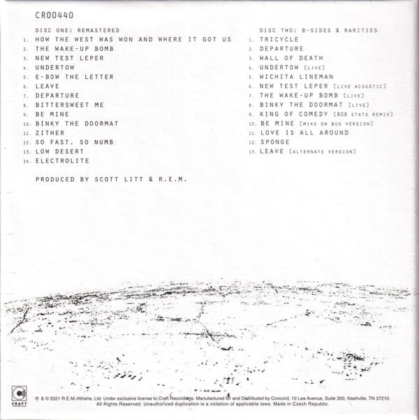 R.E.M. : New Adventures In Hi-Fi (CD, Album, RE, RM + CD, Comp + Box, 25t)