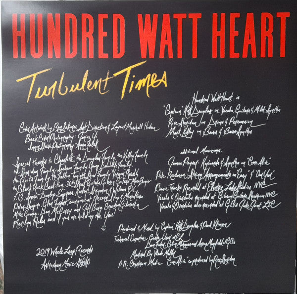 Hundred Watt Heart : Turbulent Times (LP, Ltd, Cle)