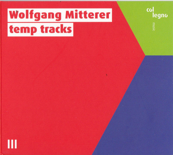 Wolfgang Mitterer : Temp Tracks (CD, Album)