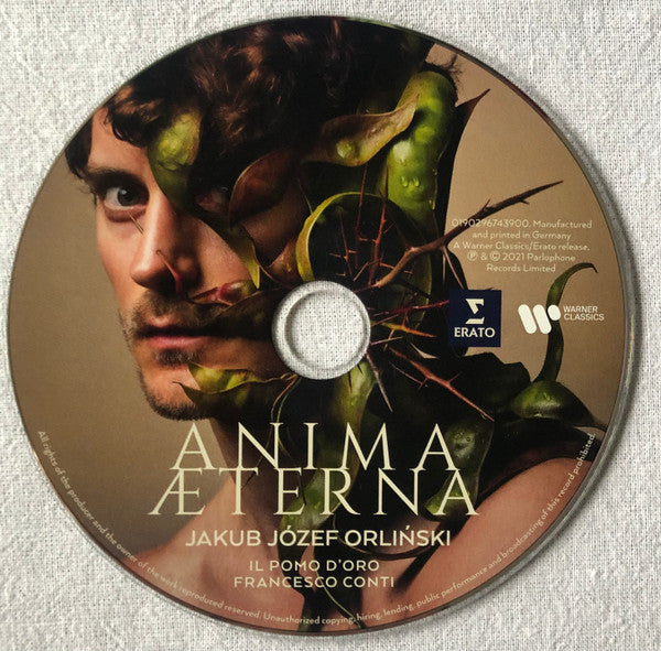 Jakub Józef Orliński, Il Pomo d'Oro, Francesco Corti : Anima Æterna  (CD, Album)