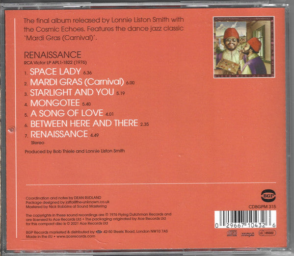Lonnie Liston Smith & The Cosmic Echoes* : Renaissance (CD, Album, RE)