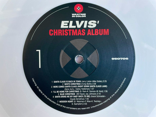 Elvis Presley : Elvis' Christmas Album (LP, Album, Ltd, RE, 180)