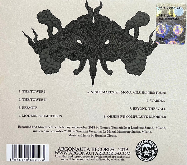 Burning Gloom : Amygdala  (CD, Album)
