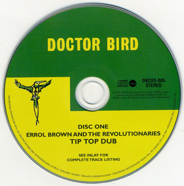 Errol Brown (2) And The Revolutionaries : Tip Top Dub (2xCD, Comp, RE)