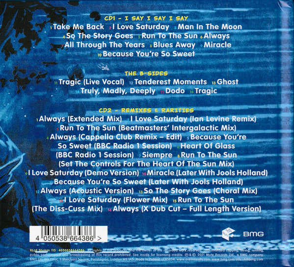 Erasure : I Say I Say I Say (CD, Album, RE, RM + CD, Comp, RM + Exp)
