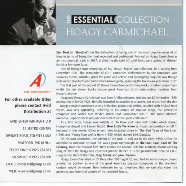 Hoagy Carmichael : The Essential Collection (2xCD, Comp)