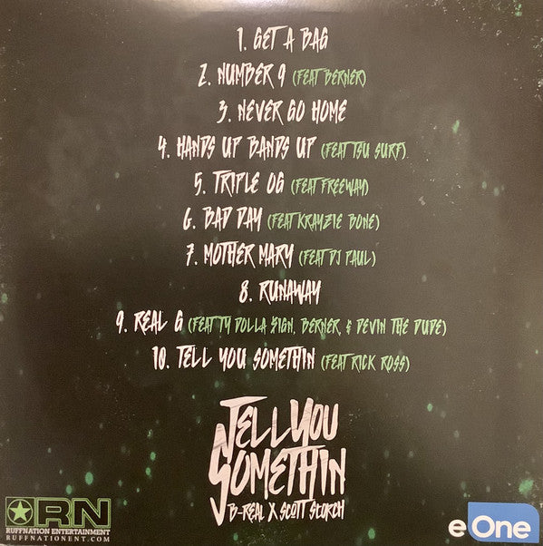 B-Real × Scott Storch : Tell You Somethin (LP, Album, Gre)