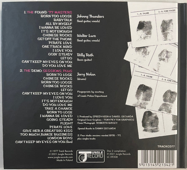 Heartbreakers* : L.A.M.F. (The Found '77 Masters + Demos) (CD, Album, RE + CD, Comp + Dig)