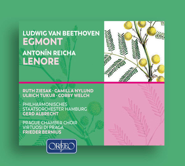 Ludwig van Beethoven, Anton Reicha, Ruth Ziesak, Camilla Nylund, Ulrich Tukur, Corby Welch, Philharmonisches Staatsorchester Hamburg, Gerd Albrecht, Prague Chamber Choir, Virtuosi Di Praga, Frieder Bernius : Egmont / Lenore (2xCD, Comp)