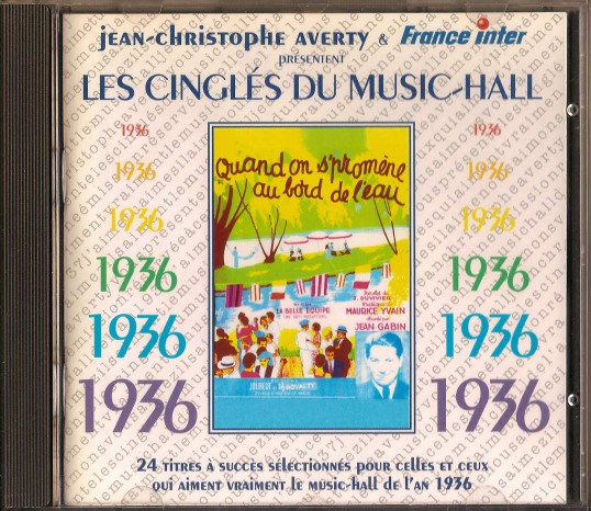 Various : Les Cinglés Du Music-Hall - 1936 (CD, Comp)