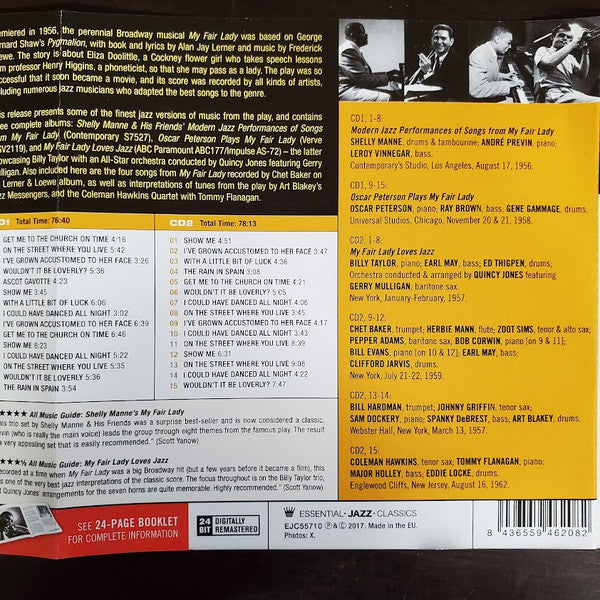 Shelly Manne Trio, The Oscar Peterson Trio, Billy Taylor Trio, Chet Baker Septet, Various : My Fair Lady In Jazz (2xCD, Comp, RM)