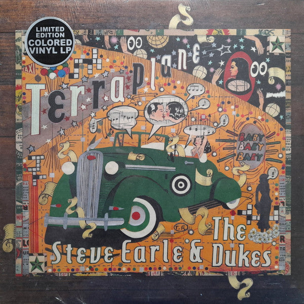Steve Earle & The Dukes : Terraplane (LP, Album, Ltd, RE, Tra)