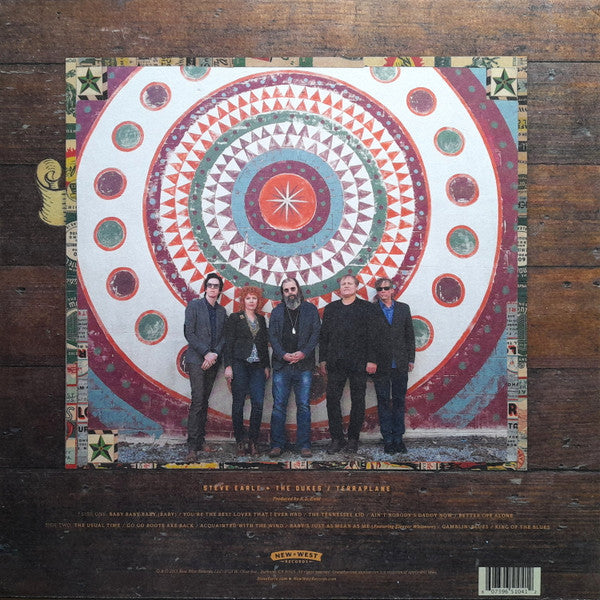 Steve Earle & The Dukes : Terraplane (LP, Album, Ltd, RE, Tra)