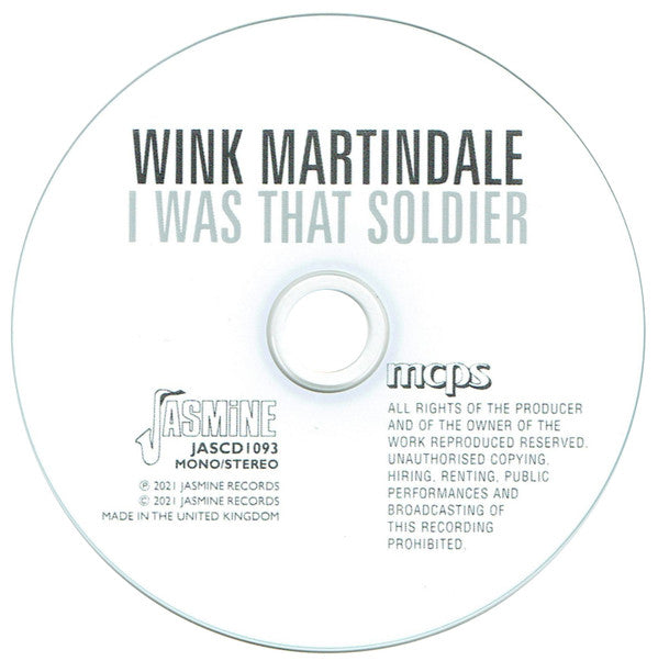 Wink Martindale : I Was That Soldier (CD, Comp, Mono)