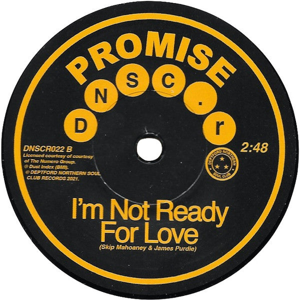 Quantrells / Promise (4) : Can't Let You Break My Heart / I'm Not Ready For Love (7", Single)