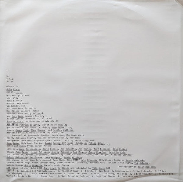 They Might Be Giants : Book (LP, Album)