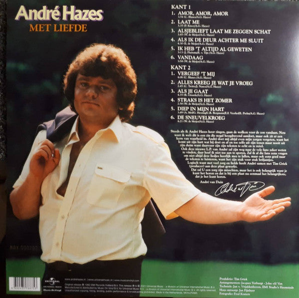 André Hazes : Met Liefde (LP, RE, Gre)
