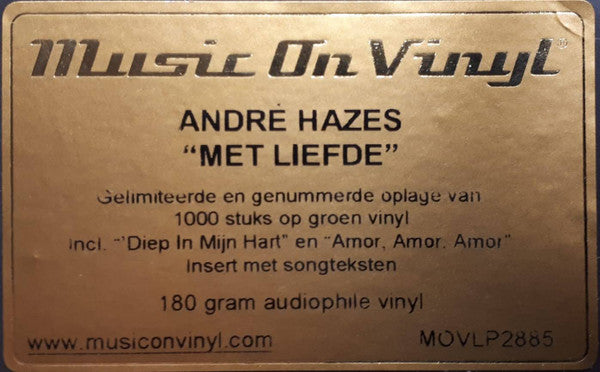 André Hazes : Met Liefde (LP, RE, Gre)