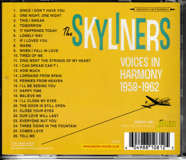 The Skyliners : Voices In Harmony 1958-1962 (CD, Comp)