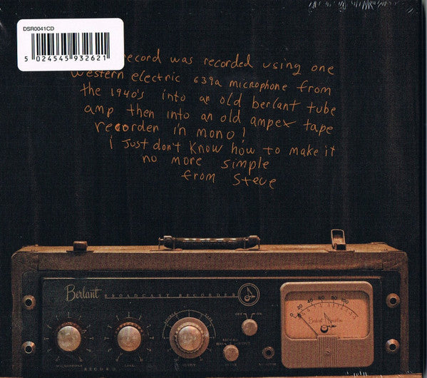 Seasick Steve : Blues In Mono (CD, Album, Mono)
