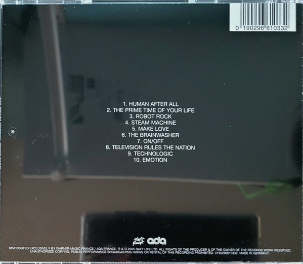 Daft Punk : Human After All (CD, Album, RE)