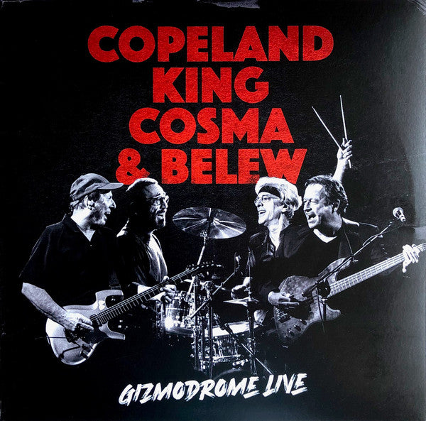 Stewart Copeland, Mark King, Vittorio Cosma & Adrian Belew : Gizmodrome Live (3x12", Album)