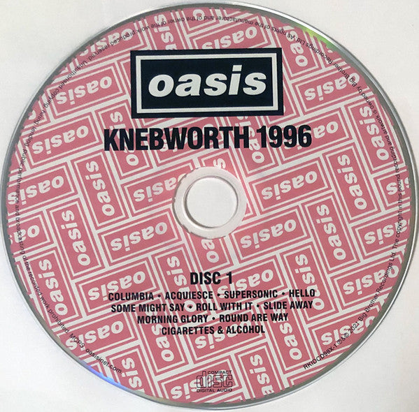 Oasis (2) : Knebworth 1996 (2xCD, Album + DVD-V, Dol + Dlx)