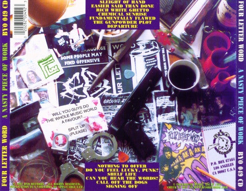 Four Letter Word : A Nasty Piece Of Work (CD, Album)