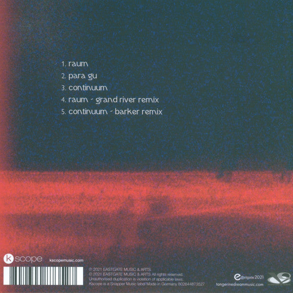 Tangerine Dream : Probe 6-8 (CD, EP)