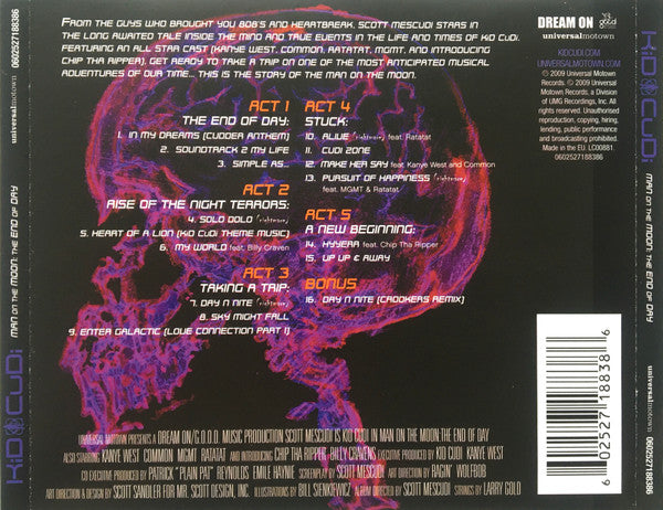 Kid Cudi : Man On The Moon: The End Of Day (CD, Album)