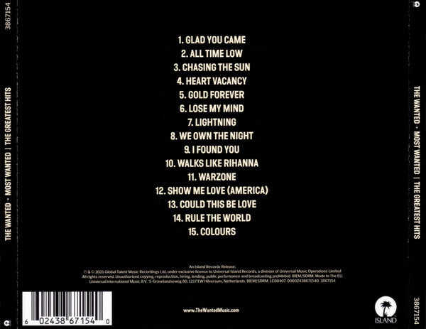 The Wanted (5) : Most Wanted: The Greatest Hits (CD, Comp)