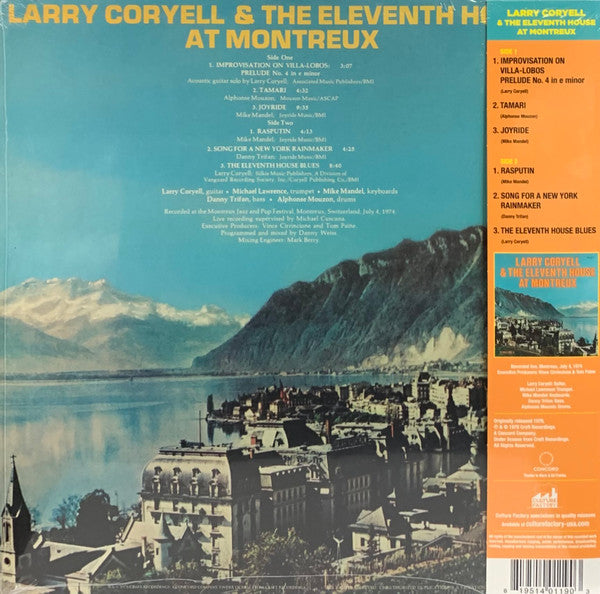 Larry Coryell & The Eleventh House : At Montreux (LP, Album, RSD, RE, Red)