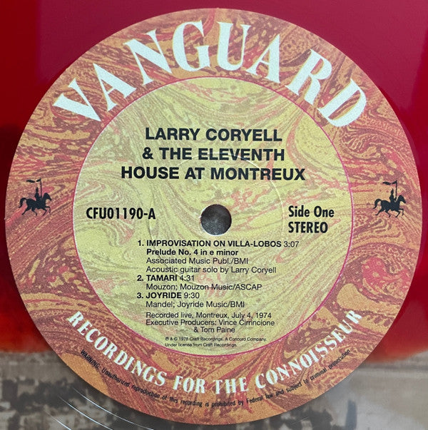 Larry Coryell & The Eleventh House : At Montreux (LP, Album, RSD, RE, Red)