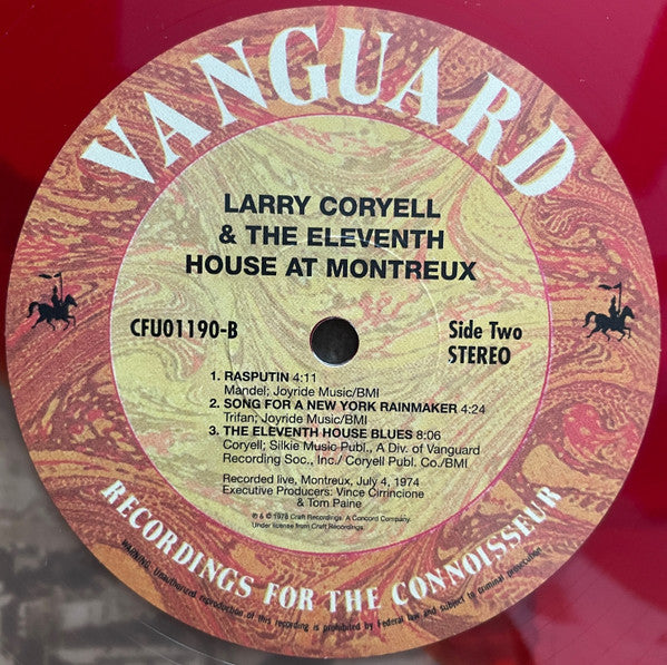 Larry Coryell & The Eleventh House : At Montreux (LP, Album, RSD, RE, Red)