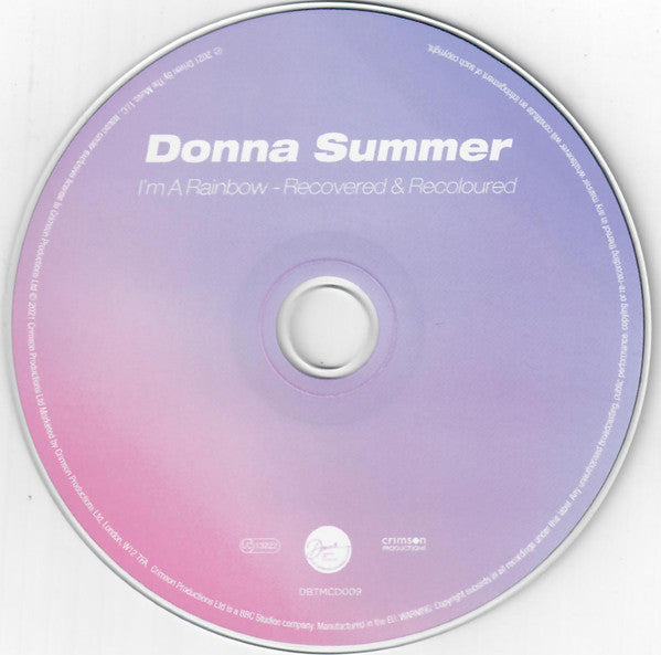 Donna Summer : I'm A Rainbow - Recovered & Recoloured (CD, Album)
