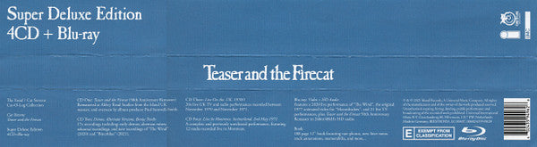Cat Stevens : Teaser And The Firecat (CD, Album, RE, RM + 3xCD + Blu-ray + Box, Sup)