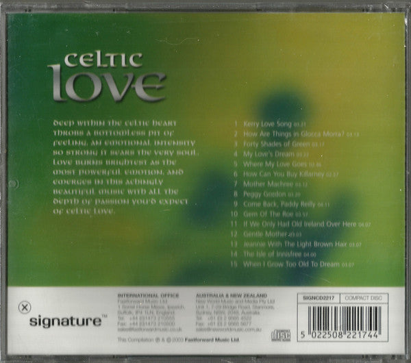 Unknown Artist : Celtic Love (CD, Album)