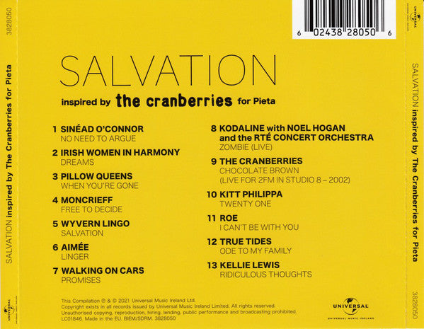 Various : Salvation (Inspired By The Cranberries For Pieta) (CD, Comp)