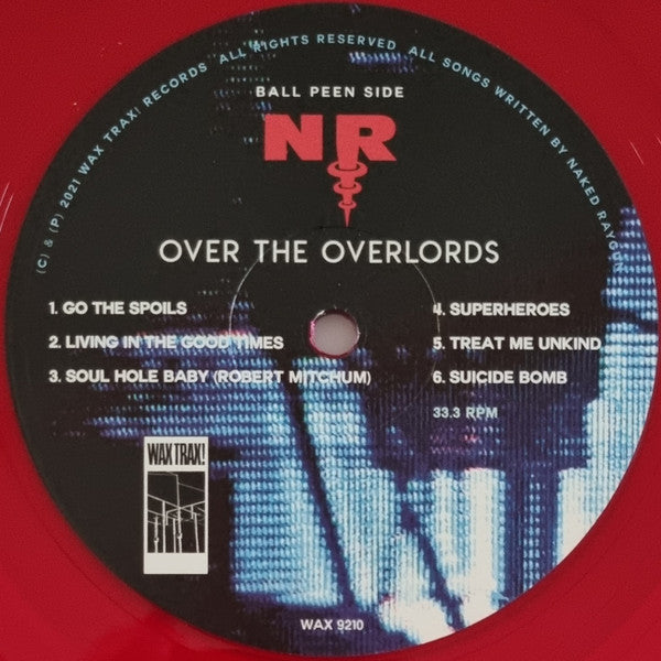 Naked Raygun : Over The Overlords (LP, Album, Ltd, Red)