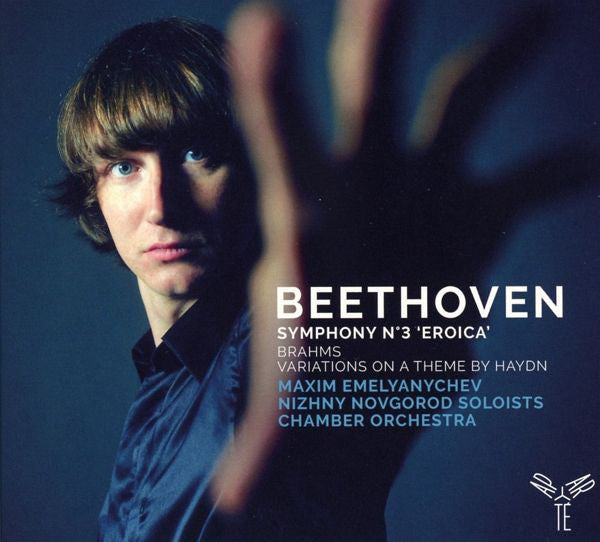 Ludwig van Beethoven, Johannes Brahms, Maxim Emelyanychev, Nizhny Novgorod Soloists Chamber Orchestra : Symphony No.3 'Eroica' : Variations On A Theme By Haydn (CD, Album)